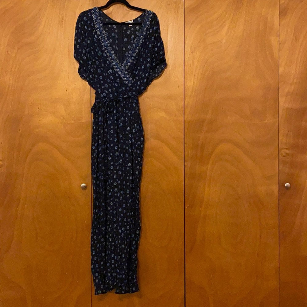 Westport Navy Blue Floral Jumpsuit